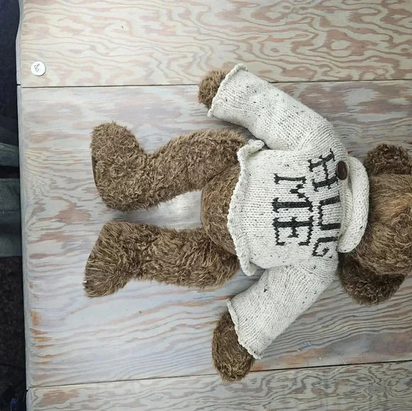 21" Ganz Cottage Collectibles Edward Bear Artist Carol E Kirby Tagged Cuddly - Picture 8 of 11